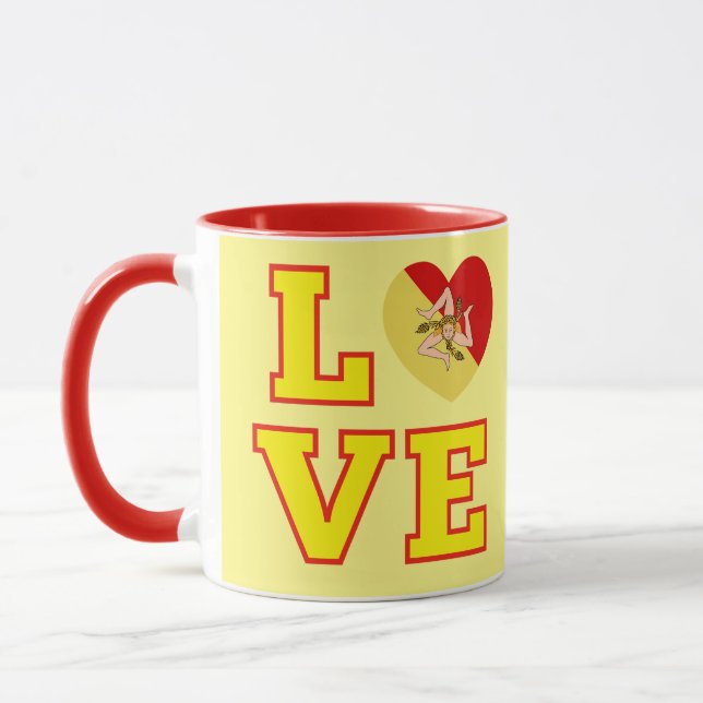 Caneca LOVE Sicily Mug (Esquerda)