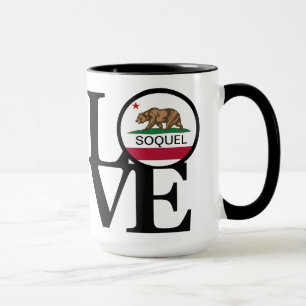 Caneca LOVE Soquel California 15oz Coffee Mug