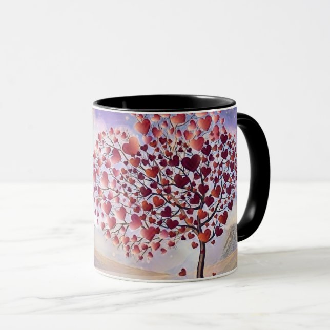 Caneca Love Tree Mug (Frente Esquerda)