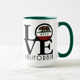 Caneca LOVE Weed California