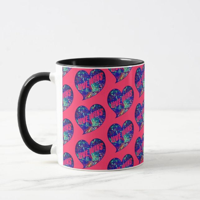 Caneca Love Wins Art Heart (Esquerda)
