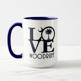 Caneca LOVE Woodruff Carolina do Sul15oz