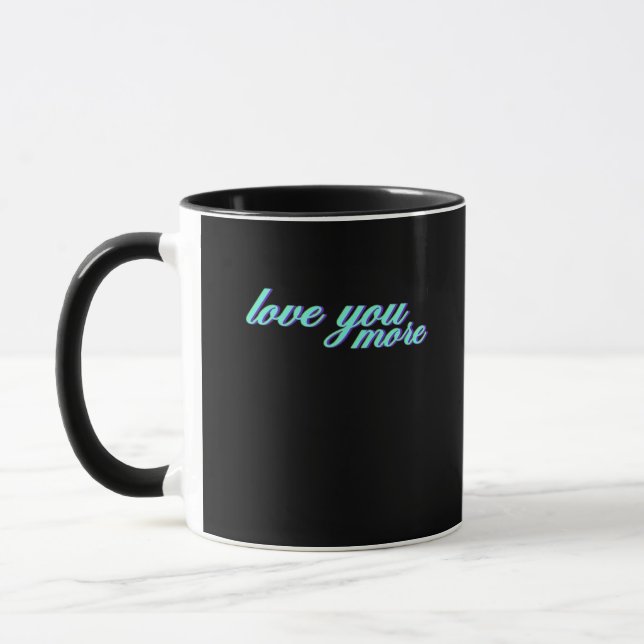 Caneca Love You More Expressive Art  (Esquerda)