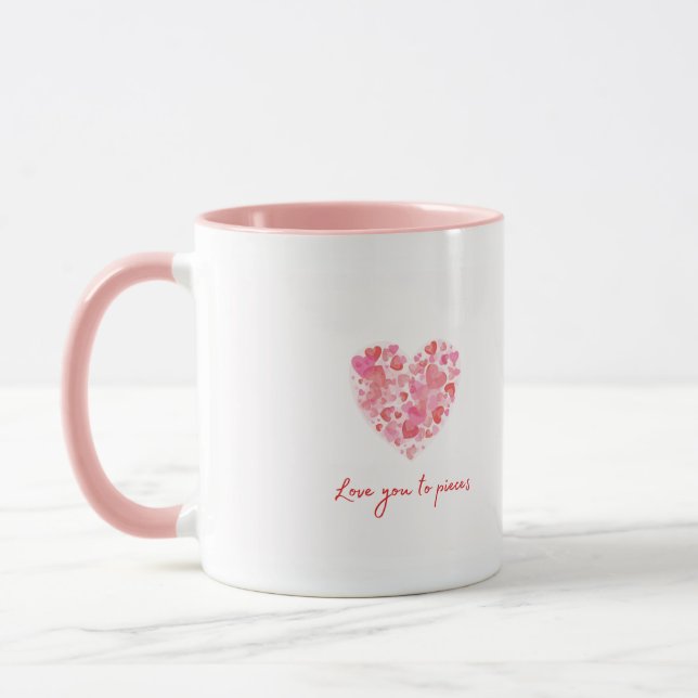 Caneca Love you to pieces  (Esquerda)