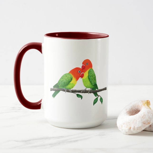 Caneca Lovebird Combo Mug (Com Donut)