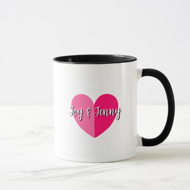 Caneca Lovebird Silhouette - design de Namorados personal (Direita)