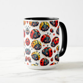 Caneca Lovely Ladybugs