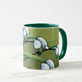 Caneca Lovely Lily: Dança Delicada da Serenidade Springti