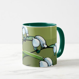 Caneca Lovely Lily: Dança Delicada da Serenidade Springti