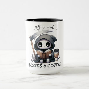 Caneca Lover do Livro de Cachorros de Aquarela