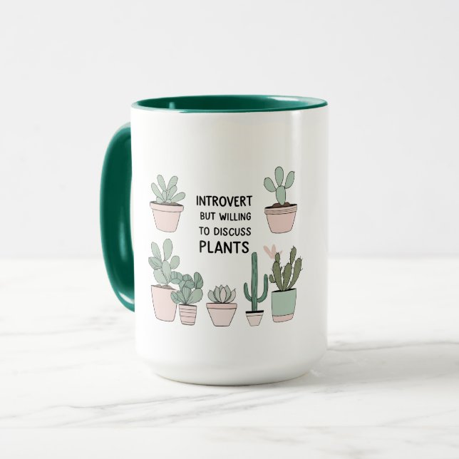 Caneca Lover Mug da Planta Introduzida - Presente Engraça (Frente Esquerda)