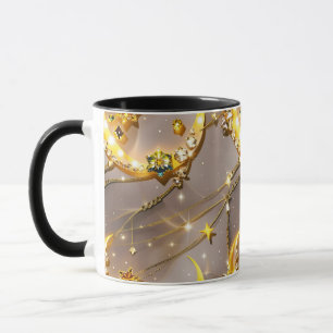 Caneca - Lua Celestial Amarela Topázio