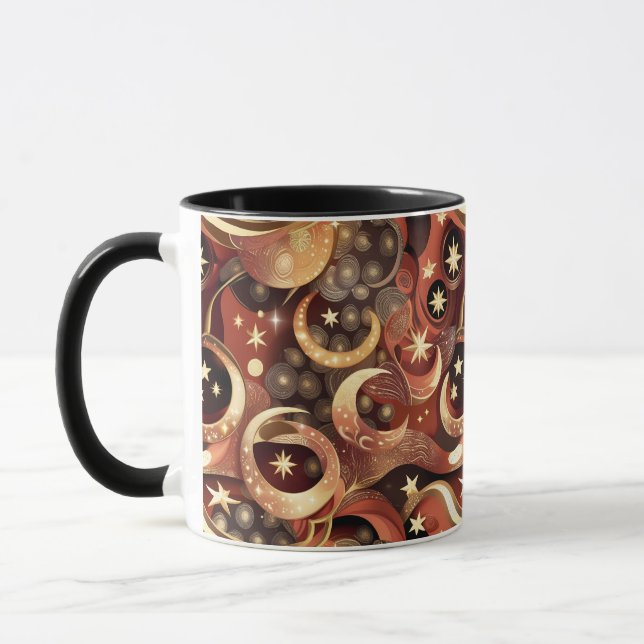 Caneca - Lua Celestial em Terracota (Esquerda)