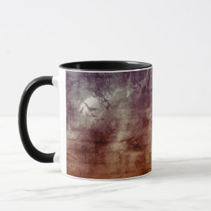 Caneca Lua Cheia e Bats Patterno Halloween