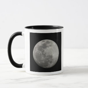 Caneca Lua cheia em preto e branco. Crédito: Arthur