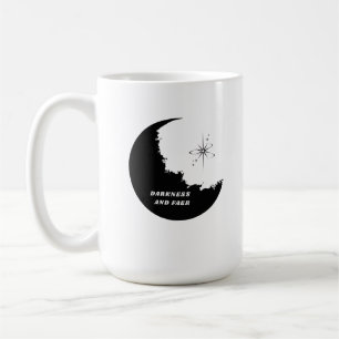 Caneca Lua Minimalista   Caneca de Café Lua Cresce