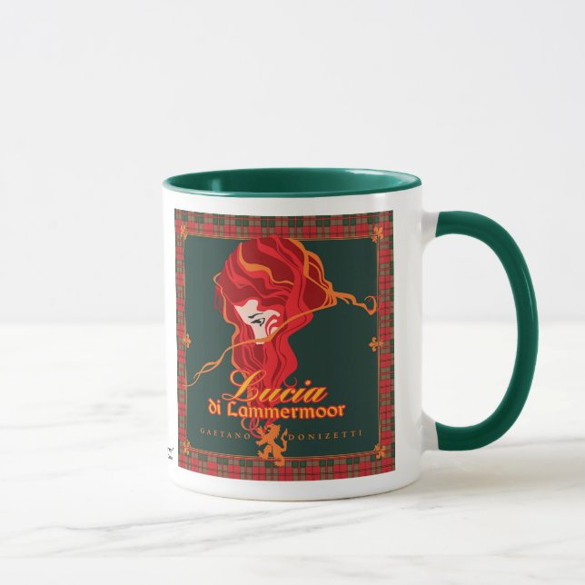 Caneca Lucia di Lammermoor! Ópera (Direita)