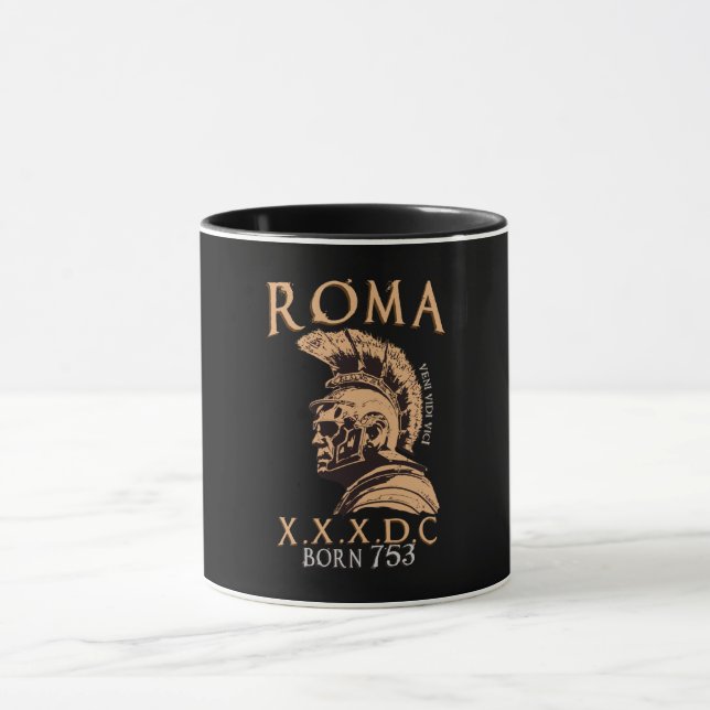 Caneca Lucius, um Centurion romano famoso (Centro)
