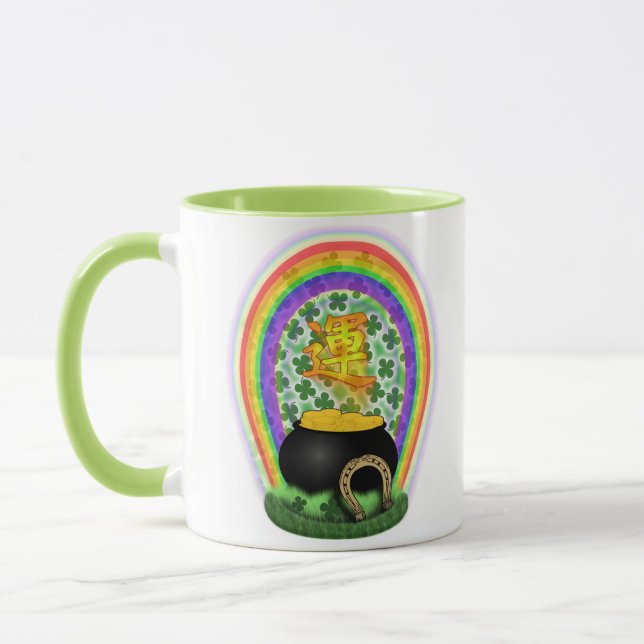 Caneca Lucky Dia de São Patrício Mug (Esquerda)