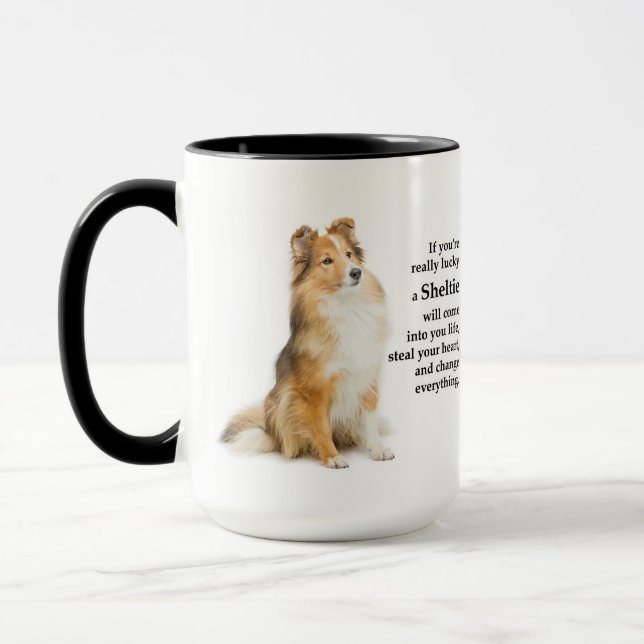 Caneca Lucky Sheltie (Esquerda)