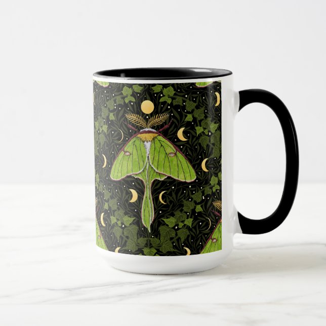 Caneca Luna-mariposa, fases luas e barraca-mariposa 2 (Direita)