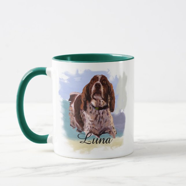 Caneca “Luna” – Retrato de um Cachorro - Personalize o Se (Esquerda)