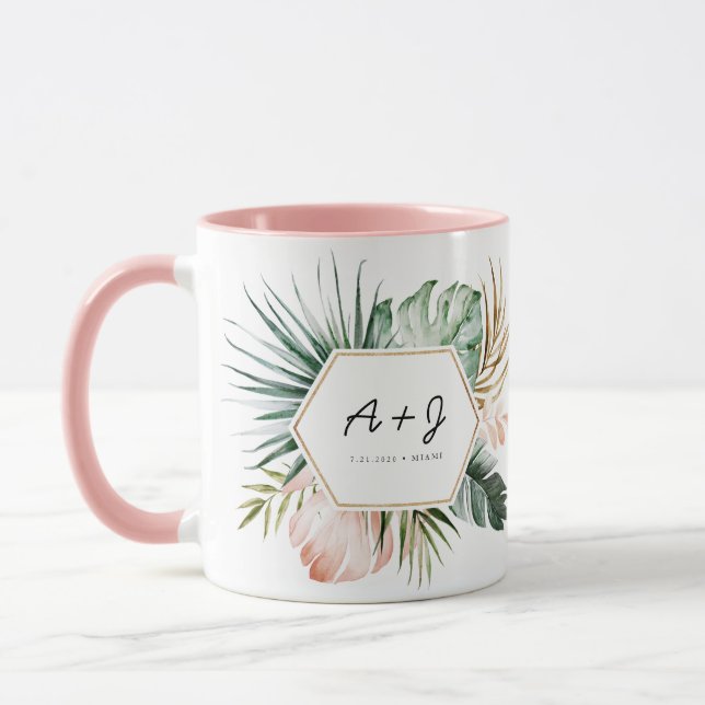 Caneca Lush Tropics Casamento Coffee Mug (Esquerda)