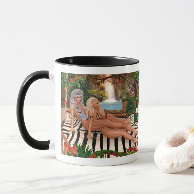 CANECA LUTA CONTRA AS RAINHAS (Com Donut)