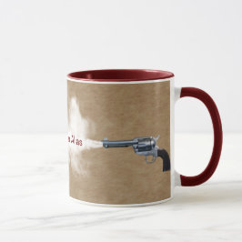 Caneca Luta da arma na casa do café