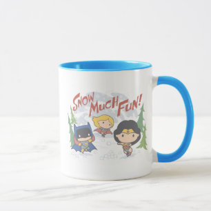 Caneca Luta de bola de neve da Liga da Justiça