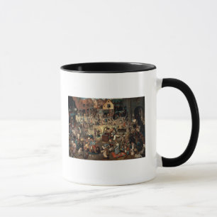 Caneca Luta entre o carnaval e emprestada, 1559