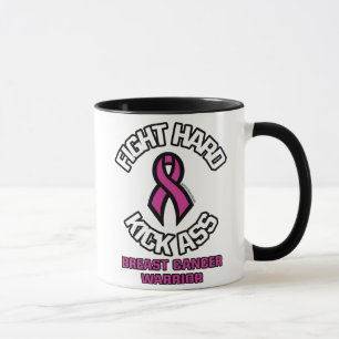 Caneca Lutar contra o Duro...Cancer da mama