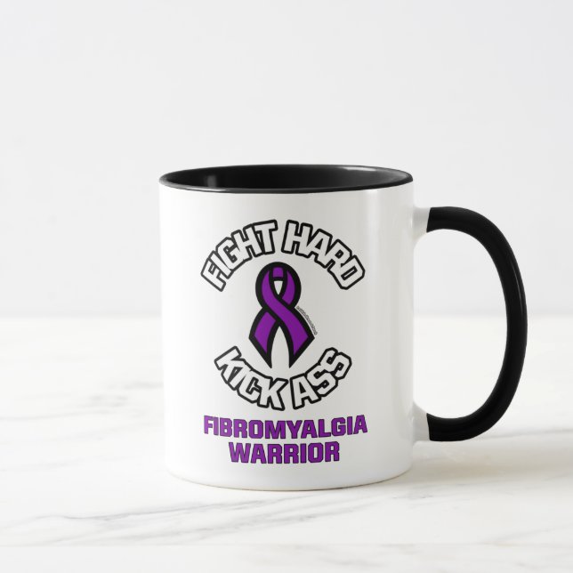 Caneca Lutar contra o Duro...Fibro (Direita)
