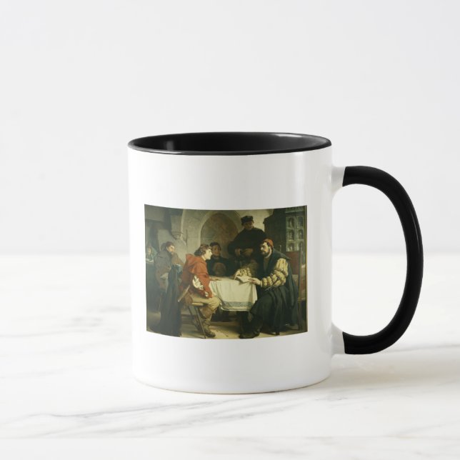 Caneca Luther no "Schwarzen Baeren" em Jena, 1873 (Direita)