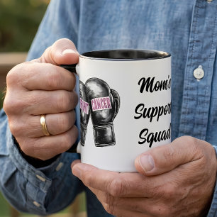 Caneca Luvas de Boxe Lutar Contra o Câncer