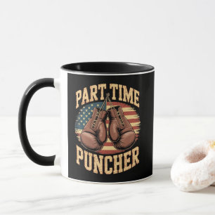 Caneca Luvas de Boxe Part Time Puncher