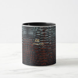 Caneca Luxury Executive Monogram Premium Leather