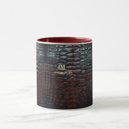 Caneca Luxury Executive Monogram Premium Leather