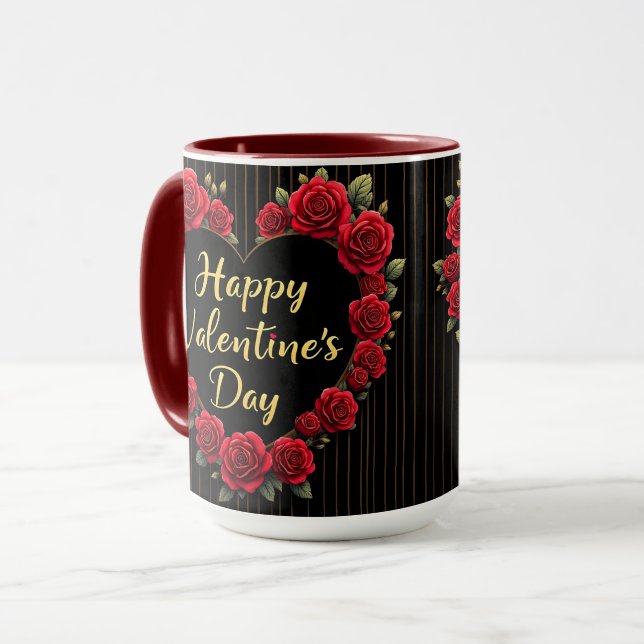 Caneca Luxury Floral Beautiful Love Trendy Collection (Frente Esquerda)