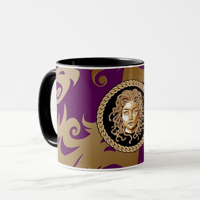Caneca Luxury Medusa Mug Barroco (Frente Esquerda)