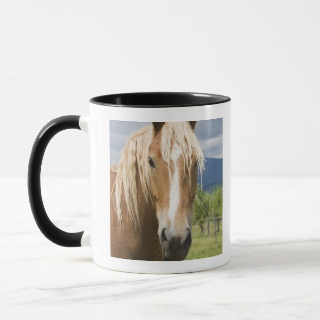 Caneca Luz - cavalo marrom (Esquerda)