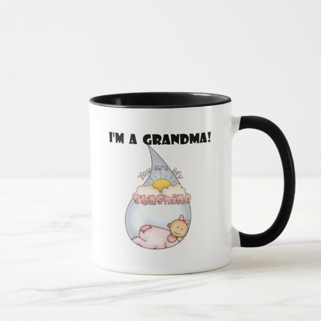 Caneca Luz de sol da vovó - Camisetas e presentes (Direita)