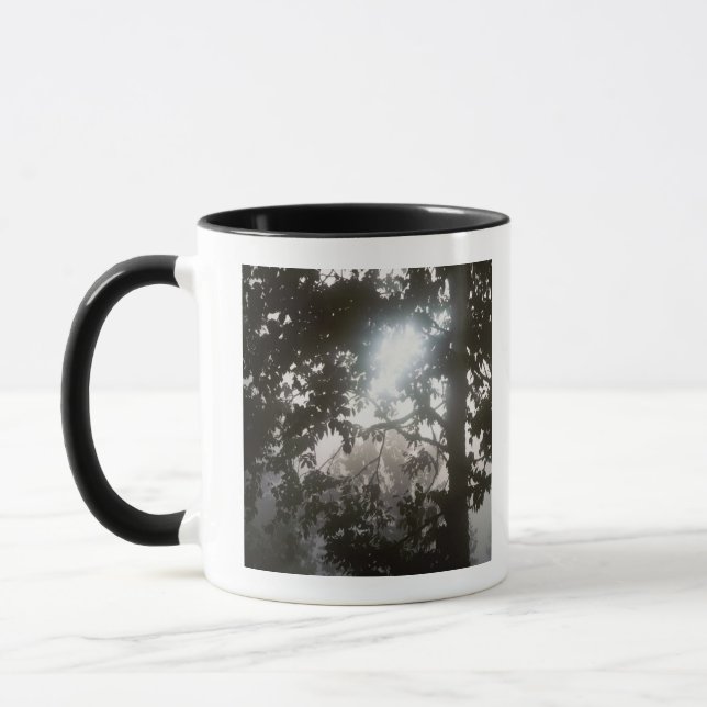Caneca Luz solar da manhã através da folha da selva (Esquerda)
