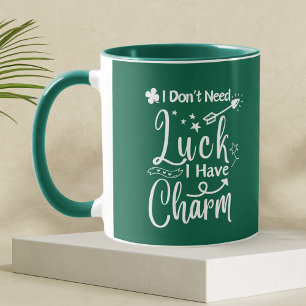 Caneca Luz Verde Quatro Ruas De Pano Folha Patrick Day En