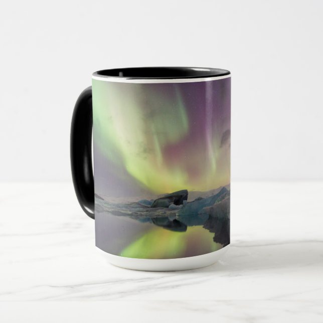 Caneca Luzes da Aurora refletem na lagoa (Frente Esquerda)