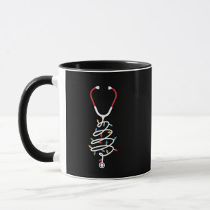 Caneca Luzes de árvore de Natal de suprimentos médicos de