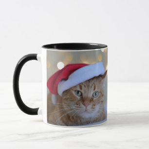 Caneca Luzes de gato e natal