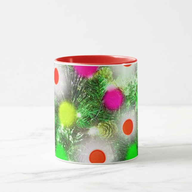 Caneca Luzes de Natal (Centro)