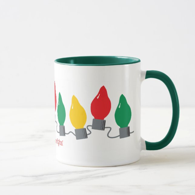 Caneca Luzes de Natal (Direita)