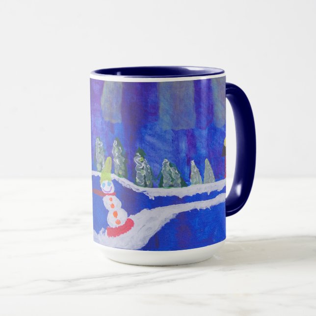 Caneca Luzes do norte (Frente Esquerda)